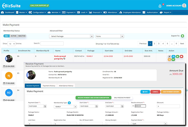 gym management software
